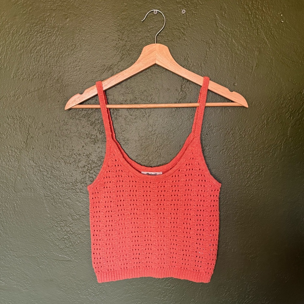 Madewell Open Stitch Sweater Tank